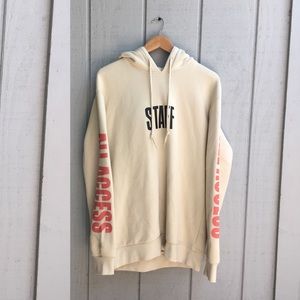 Purpose Tour Cream Hoodie Merch